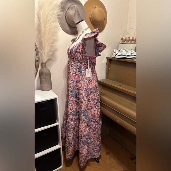 TUCKERNUCK HYACINTH HOUSE Pink Floral Sheridan Maxi Dress - Picture 9 of 13